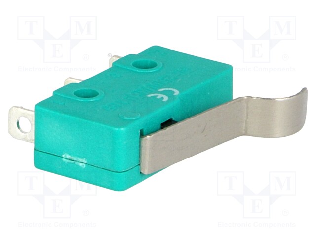Microswitch SNAP ACTION; with lever with roller simulation