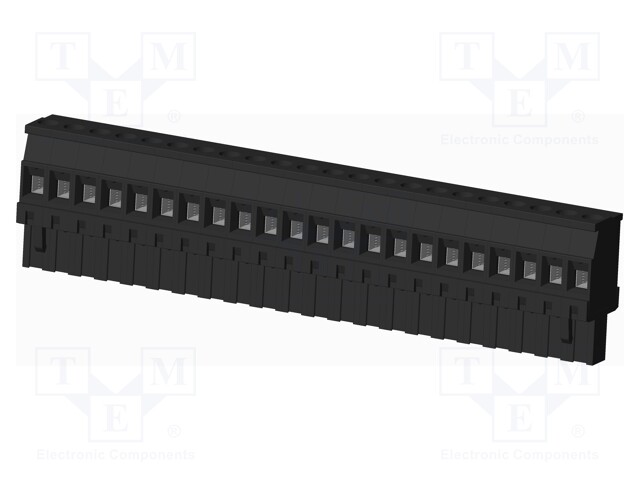 Connector: pluggable terminal block; plug; female; angled 90°