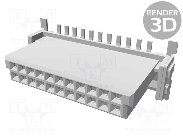 Connector: PCB to PCB; female; PIN: 22; 1.27mm; Series: har-flex