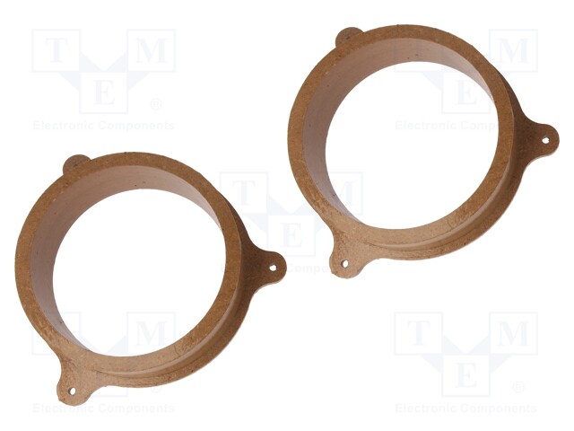 Spacer ring; MDF; 165mm; Renault; impregnated,varnished