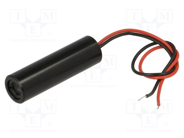 Module: laser; 1mW; red; dot; 650nm; 2.7÷3.3VDC; 10÷30mA