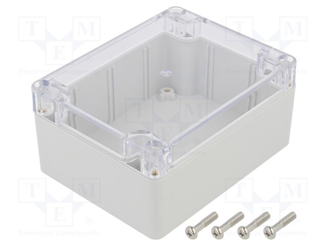 Enclosure: multipurpose; X: 90mm; Y: 115mm; Z: 55mm; polycarbonate