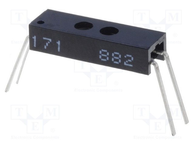 Sensor: photoelectric; diffuse-reflective; Mounting: THT