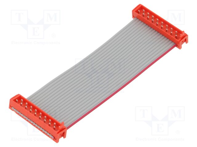 PIN: 18; Layout: 2x9; Cable ph: 1.27mm; Len: 75mm; plug; plug; male