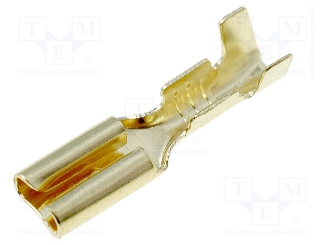 Terminal: flat; 2.8mm; 0.5÷1mm2; gold-plated; female