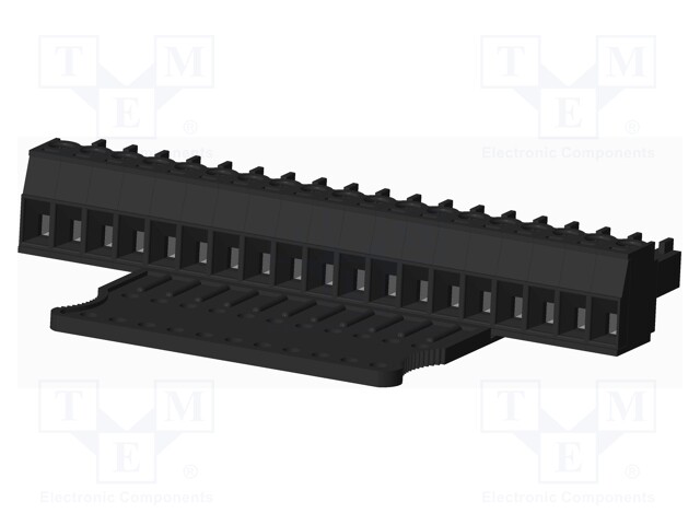 Connector: pluggable terminal block; plug; female; straight; 300V