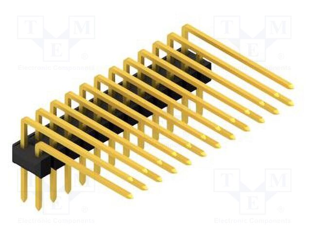 Connector: pin strips; pin header; male; PIN: 24; 2.54mm; THT; 2x12