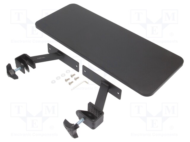 Monitor stand; 20kg; Mat: plastic,chipboard,steel; 650x260x130mm