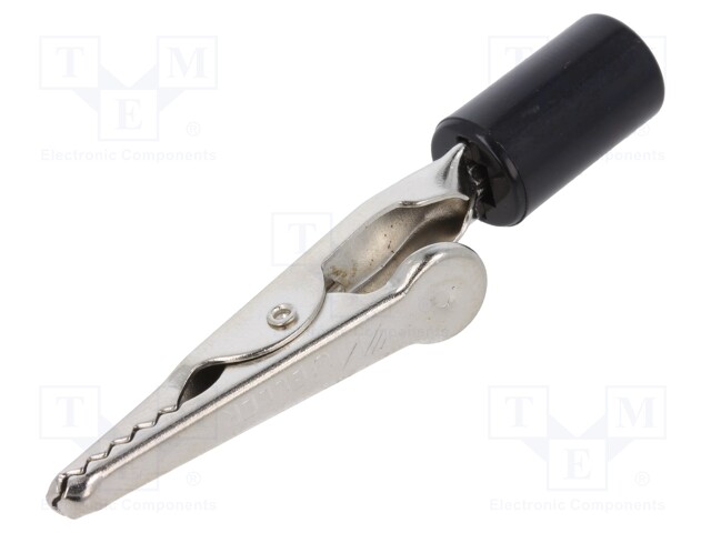 Crocodile clip; 10A; Grip capac: max.7.9mm; Overall len: 58mm