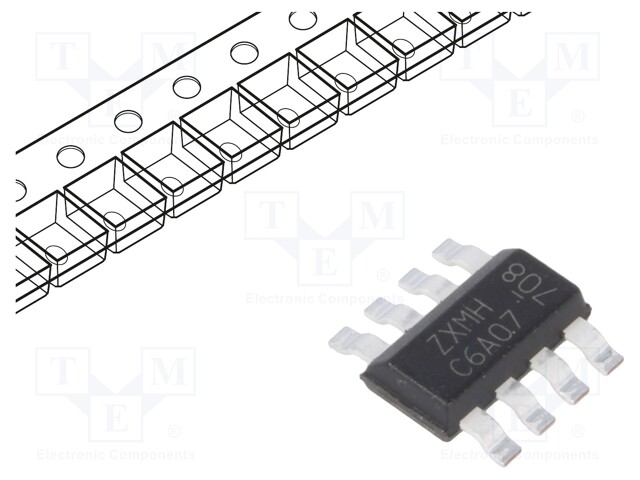 Transistor: N/P-MOSFET x2; unipolar; complementary; 60/-60V; 1.3W