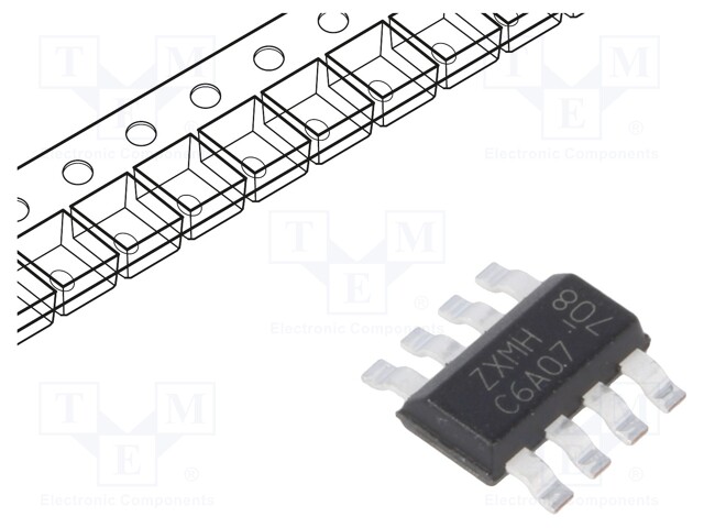 Transistor: N/P-MOSFET x2; unipolar; complementary; 60/-60V; 1.3W