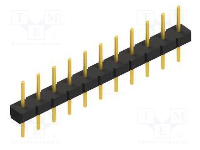 Connector: pin strips; pin header; male; PIN: 11; 2.54mm; THT; 1x11