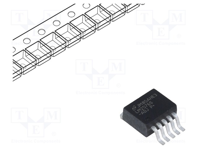 PMIC; DC/DC converter; Uin: 4÷40V; Uout: 1.23÷37V; TO263-5; buck