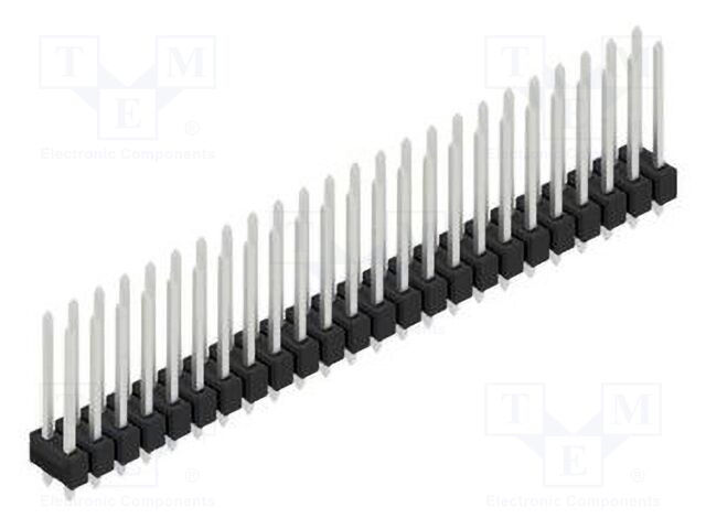 Connector: pin strips; pin header; male; PIN: 48; 2.54mm; THT; 2x24