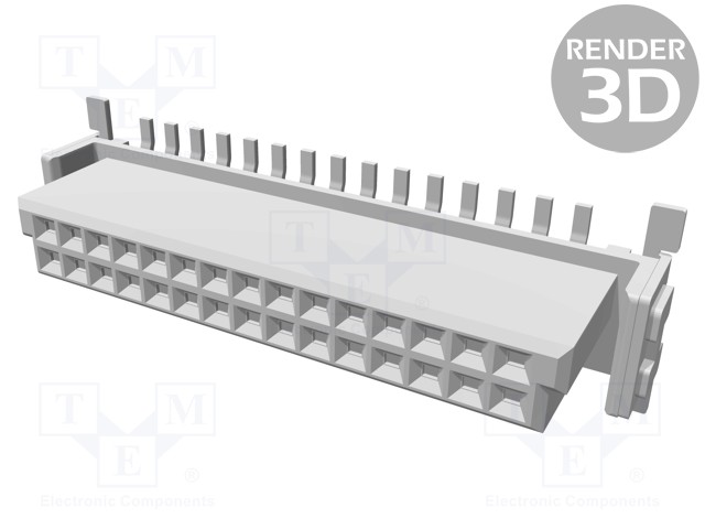 Connector: PCB to PCB; female; PIN: 30; 1.27mm; Series: har-flex