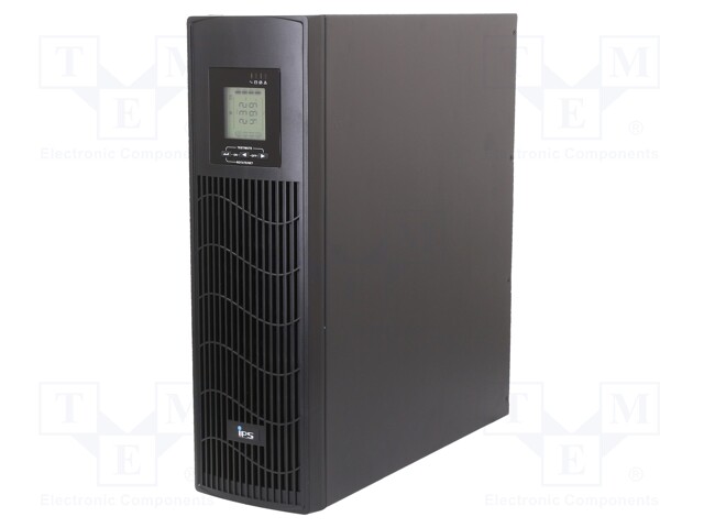 Power supply: UPS; 440x410x132mm; 1.8kW; 2kVA; 21.3kg; 9Ah; 0÷40°C