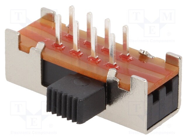 Switch: slide; Pos: 3; 0.3A/30VDC; ON-ON-ON; Mounting: PCB,THT; 20mΩ
