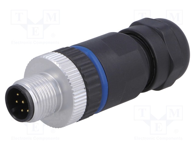 Plug; M12; PIN: 8; male; A code-DeviceNet / CANopen; for cable
