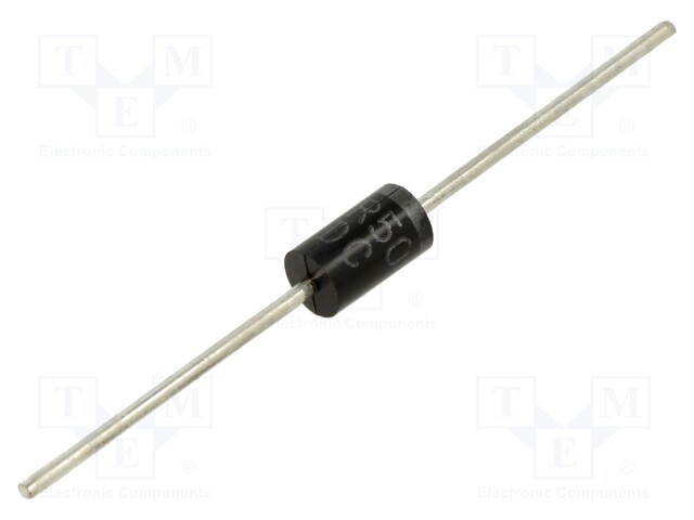 Diode: rectifying; THT; 200V; 5A; Ammo Pack; Ifsm: 150A; DO27; 50ns