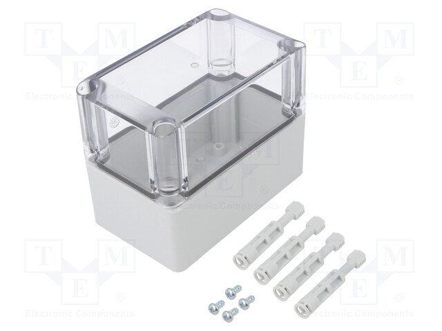 Enclosure: multipurpose; X: 75mm; Y: 100mm; Z: 100mm; MPC; light grey