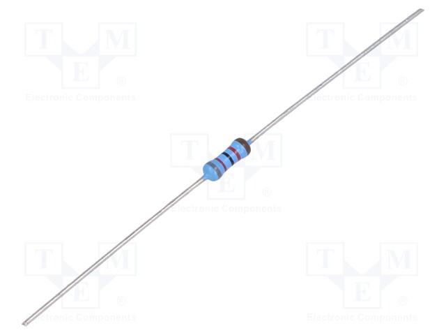 Resistor: thin film; THT; 82kΩ; 600mW; ±5%; Ø2.5x6.5mm; 50ppm/°C