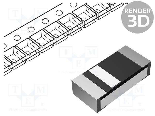 Diode: switching; SMD; 75V; 0.1A; 4ns; 0603; Ufmax: 1V; Ifsm: 0.8A