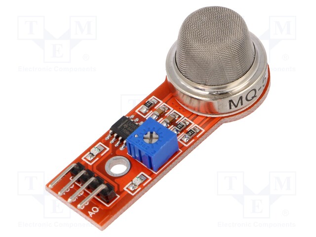 Sensor: gas level; 5VDC; MQ-5; LPG; Resolution: 300÷5000ppm