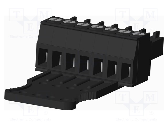 Connector: pluggable terminal block; plug; female; straight; 300V