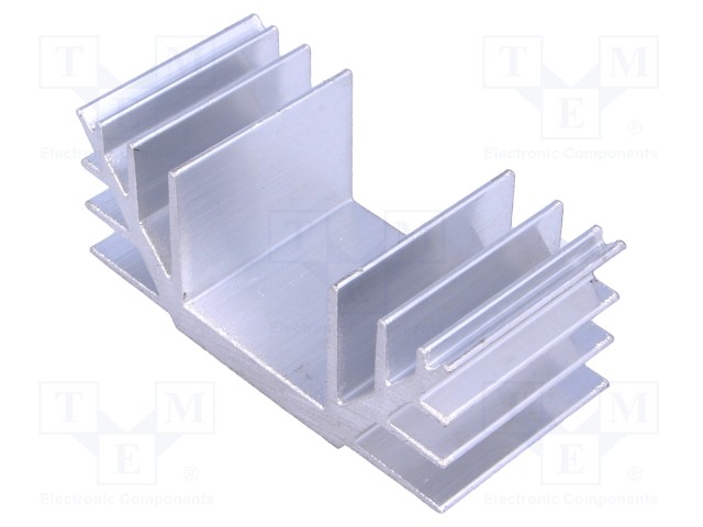 Heatsink: extruded; U; L: 35mm; W: 74mm; H: 30mm; aluminium