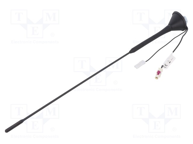 Antenna; car top; 0.4m; AM,FM; universal; 1.8m; 12VDC