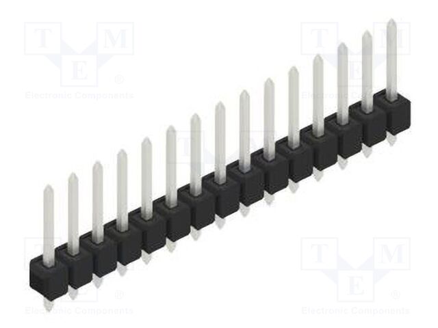 Connector: pin strips; pin header; male; PIN: 15; 2.54mm; THT; 1x15