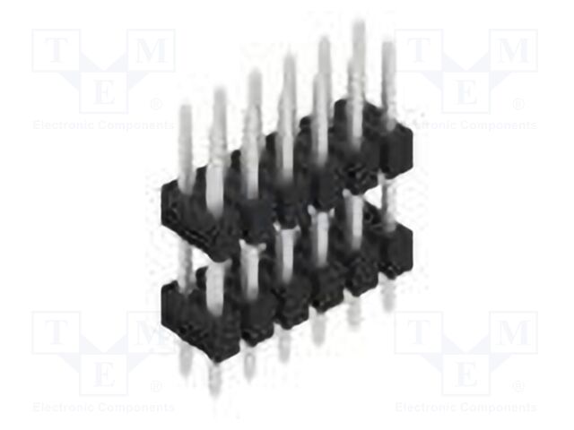 Connector: pin strips; pin header; male; PIN: 12; 2.54mm; THT; 2x6