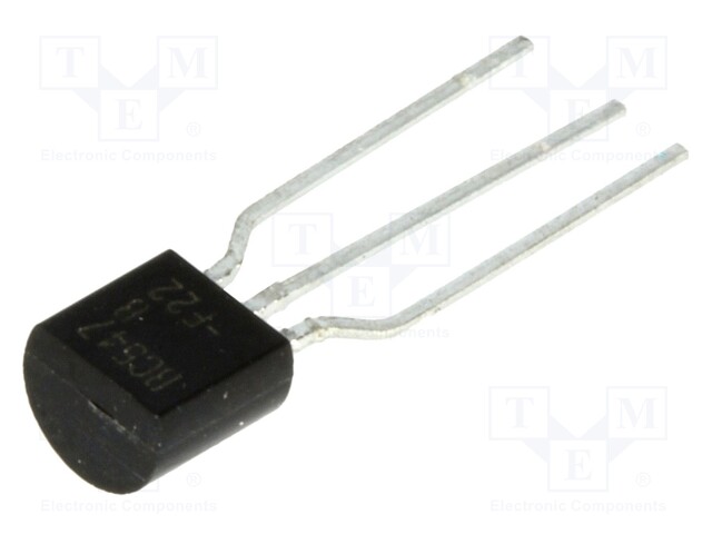 Transistor: NPN; bipolar; 45V; 0.1A; 500mW; TO92