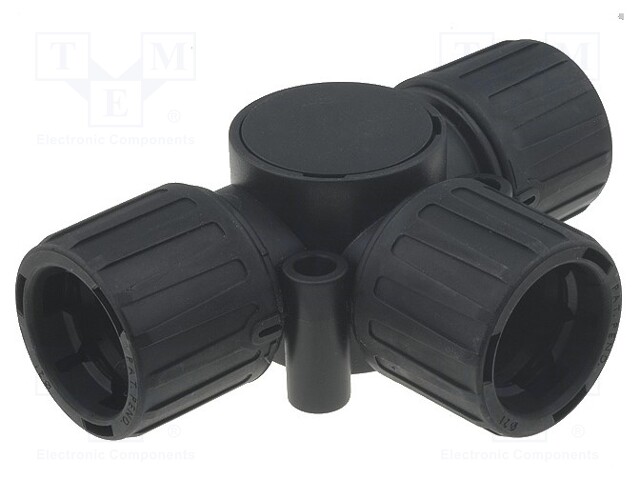 T-connector; ØBraid : 42mm; polyamide; HelaGuard; -50÷135°C; IP66