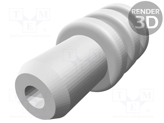 Sealing pin; white; Øhole: 3.6mm; Øout: 3.9mm
