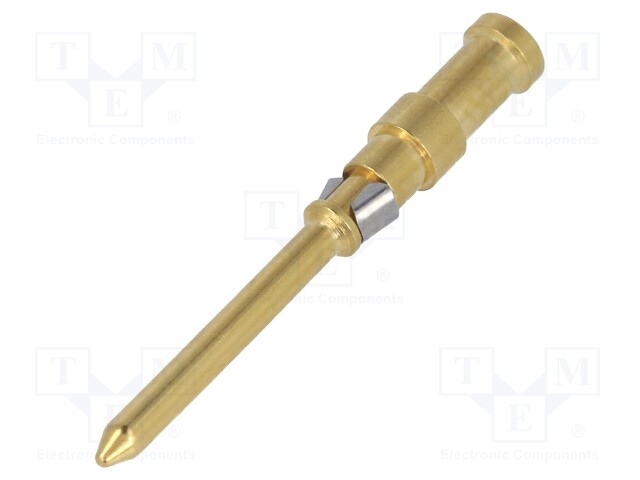 Contact; male; 0.14÷0.37mm2; Han D; nickel plated,gold-plated