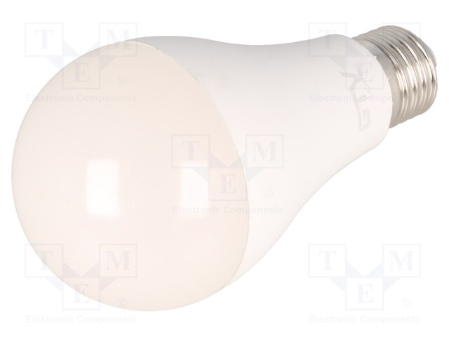 LED lamp; neutral white; E27; 230VAC; 2400lm; 20W; 180°; 3600K