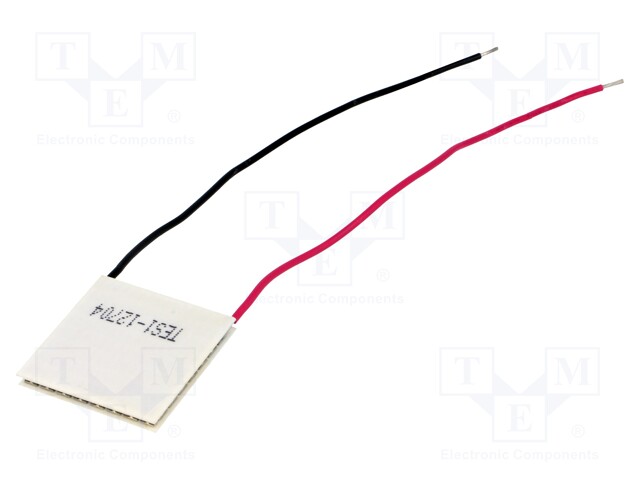 Module: Peltier; 14.6V; 4.3A; 30x30x3.3mm; 36W; Mat: Al2O3; 16AWG