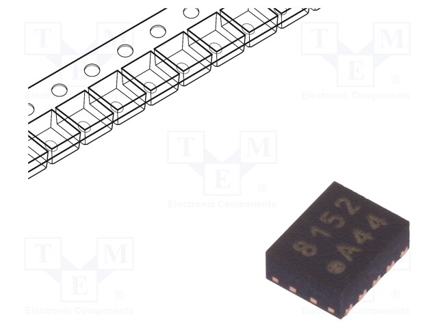 Temperature sensor; digital; -40÷125°C; VDFN10; SMD; 1.62÷3.6V