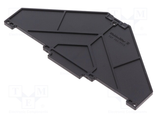 End piece; Application: PPV,PRV; ways: 8; black; -25÷70°C; UL94V-0