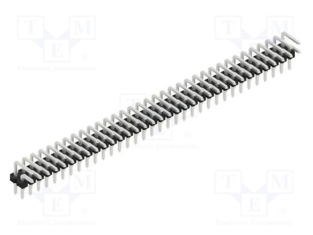 Connector: pin strips; pin header; male; PIN: 68; 2.54mm; THT; 2x34