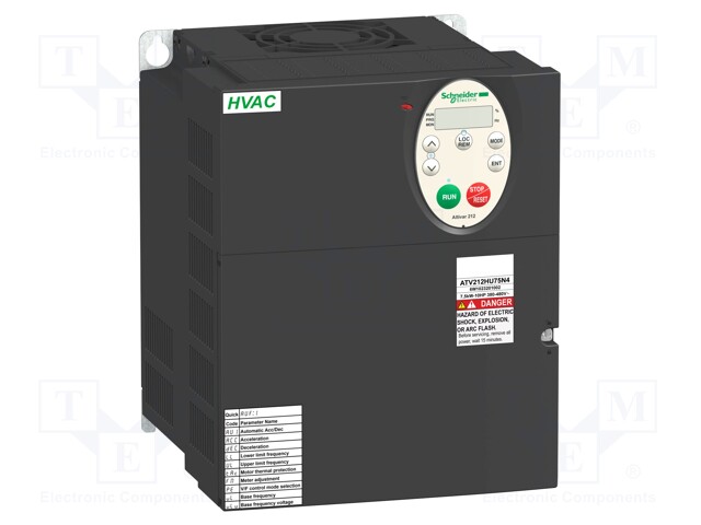 Variable Speed Drive, Altivar 212 Series, Asynchronous, Three Phase, 11 kW, 380 to 480 Vac