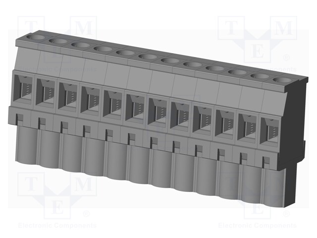 Connector: pluggable terminal block; plug; female; angled 90°