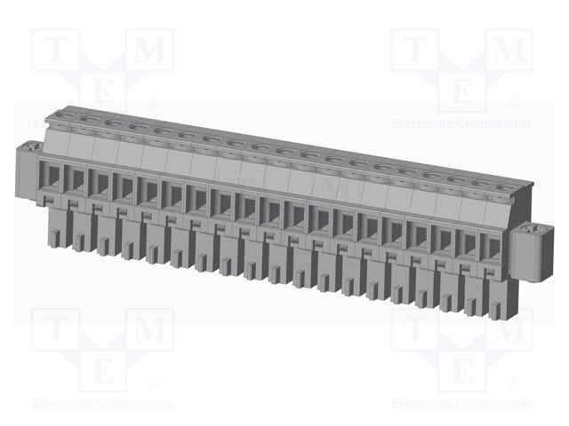 Connector: pluggable terminal block; plug; female; angled 90°