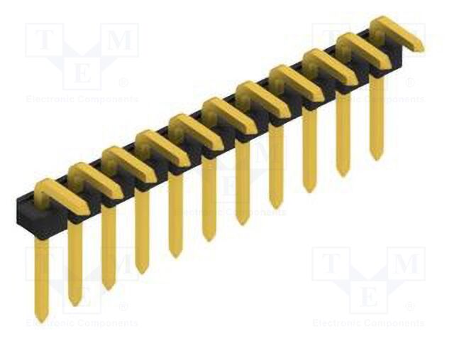 Connector: pin strips; pin header; male; PIN: 11; 2.54mm; THT; 1x11