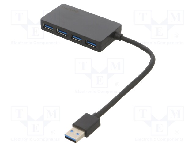 Hub USB; USB A; USB 3.2; PnP; Number of ports: 4; 5Gbps