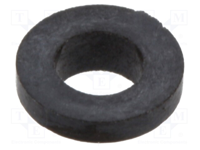 Insulating sleeve; PPS; black; UL94V-0; Øout: 5.5mm; TO220; H: 1.8mm