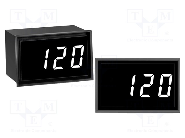 Voltmeter; digital,mounting; 85÷264V; Meas.accur: ±1V; on panel