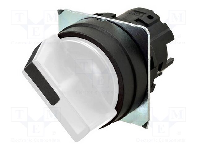 Switch: rotary; 22mm; depending on the holder; Pos: 2