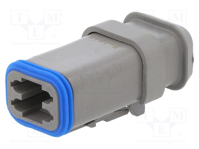 Connector: wire-wire; PX0; plug; female; PIN: 4; IP68; Locking: latch